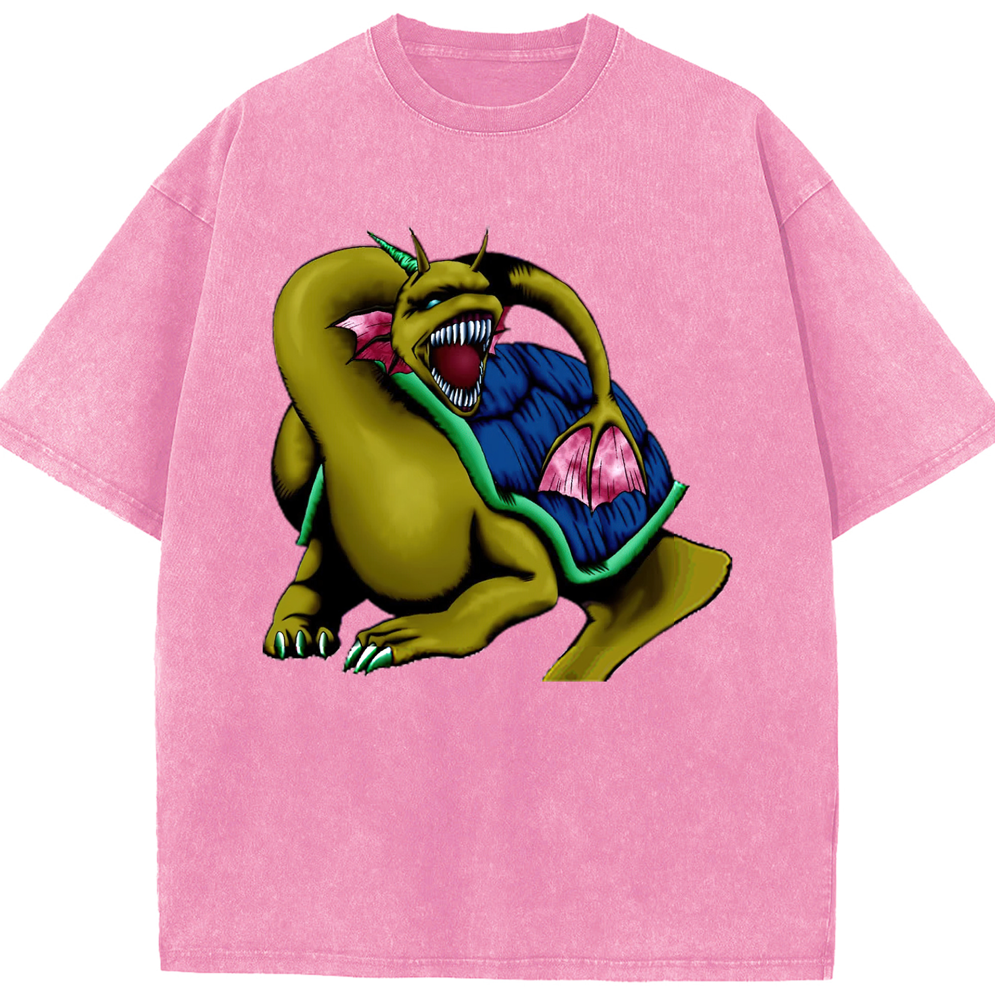 （画像用） 遊☆戯☆王 Yu-Gi-Oh! 綿100% ヴィンテージ風 半袖Tシャツ（フロントプリント）